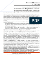 CGAP Donor Brief Microfinance Donor Projects Twelve Questions About Sound Practice Apr 2002 French