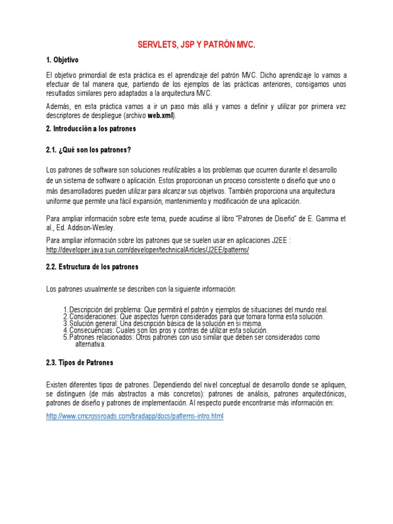 Implementación del Patrón MVC en Java | PDF | Modelo – Vista ...