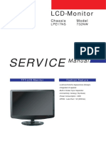 Service: LCD-Monitor