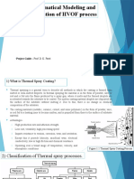 Mathematical Modeling and Simulation of HVOF Process: Team ID - M33 Submitted by