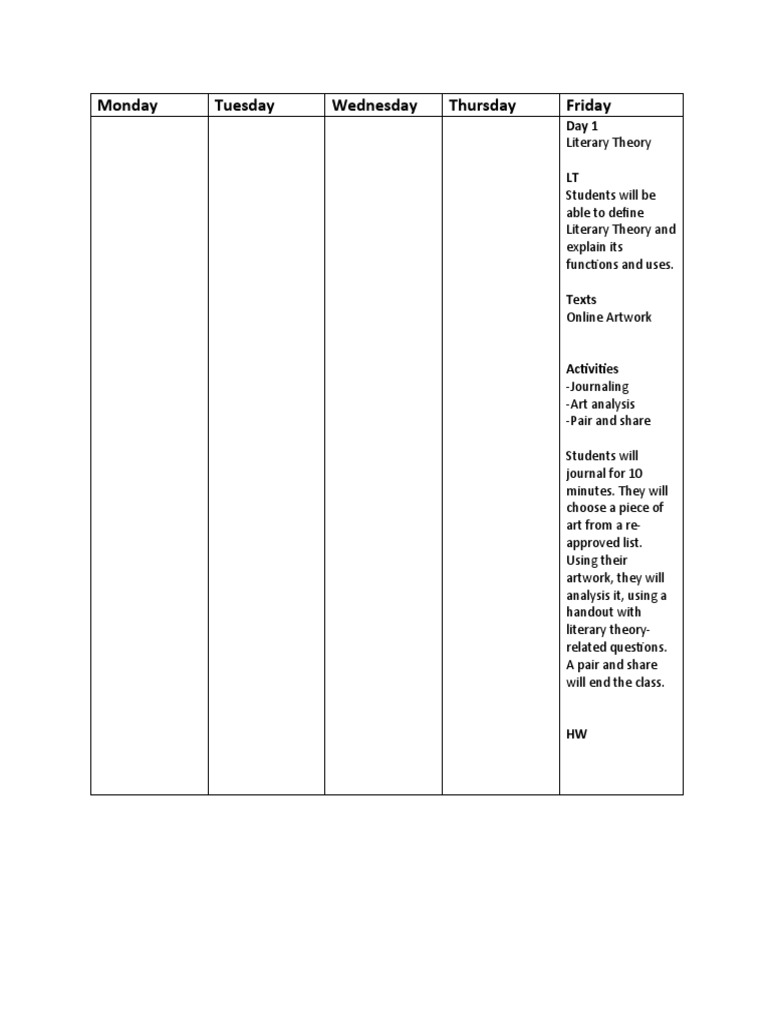 2 week calendar pdf literary theory marxism