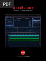 WordBuilder - Phonetic Alphabet Reference