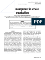 Capacity Management in Service Organisations