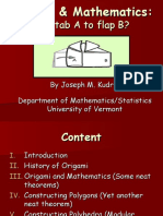 Origamiand Mathematics