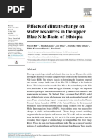 Effects of Climate Change On Water Resources in TH