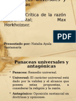 Exposicion Panaceas Universales y Antagonicas