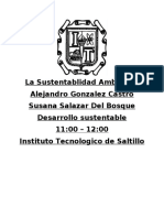 La Sustentablidad Ambiental