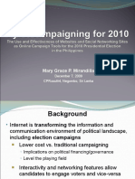 Cybercampaigning in The Philippine Presidential Elections 2010