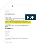 Pregunta 1: Correcta Puntúa 1,0 Sobre 1,0