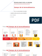 Línea Del Tiempo de La Termodinámica