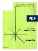 Avanti Av190 Om PDF