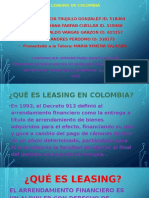 Que Es Leasing en Colombia. Exposicion Estructura Financiera Colombiana.