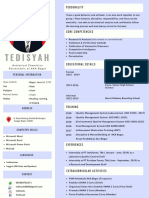 CV Tedisyah PDF