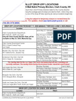 Mail Ballot Drop Off Sites