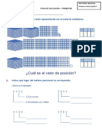Ficha de Clase 2 de Matemática - 3er Agrdo - Representacion UM PDF