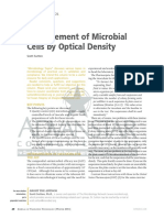 Measurement of Microbial Cells by Optical Density: Microbiology Topics