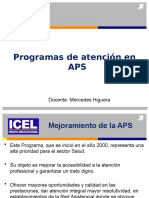 Programas de atención en APS