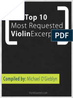 Top 10 Most Requested Violin Excerpts