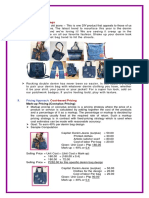 I. Product:: Marketing Mix Denim Bags