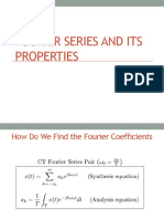 Fourier Series Properties and Convergence