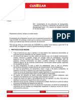 Carta A Contratistas Ingreso 27 de Abril 2020 Klimt FGP