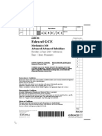 Edexcel GCE: Mechanics M4