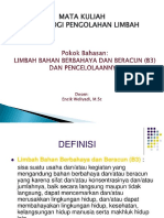 Limbah B3 Dan Pengelolaannya PDF