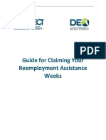 Guide for Reemployment Assistance Claiming Weeks