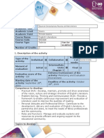 Practical Skills: Develop, Maintain, Promote and Show Awareness