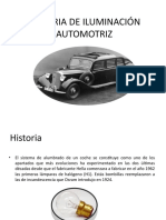 Historia de Iluminación Automotriz