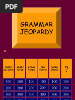 Grammar Jeopardy: Template by Bill Arcuri, WCSD