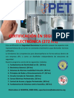 Certificación en Seguridad Electrónica