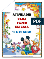 Atividades para o 1º e 2º Anos para Fazer em Casa