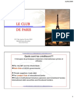 10.3. Role Du Club de PARIS 2019