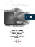 Object-Oriented Analysis and Design Using The UML: Rational Software Product Training