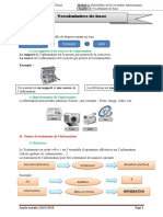Définitions Et Vocabulaire de Base PDF
