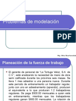 Modelación de problemas de planificación de recursos humanos y producción