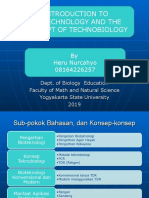 Introduction To Biotechnology and The Concept of Technobiology