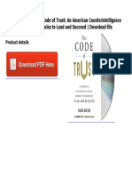 PDF The Code of Trust: An American Counterintelligence Expert S Five Rules To Lead and Succeed - Download File