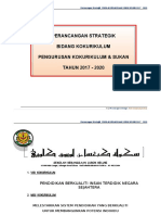 Plan Strategik KOKURIKULUM & SUKAN 2017-2020 INDUK