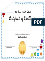 Maribel H Certificate