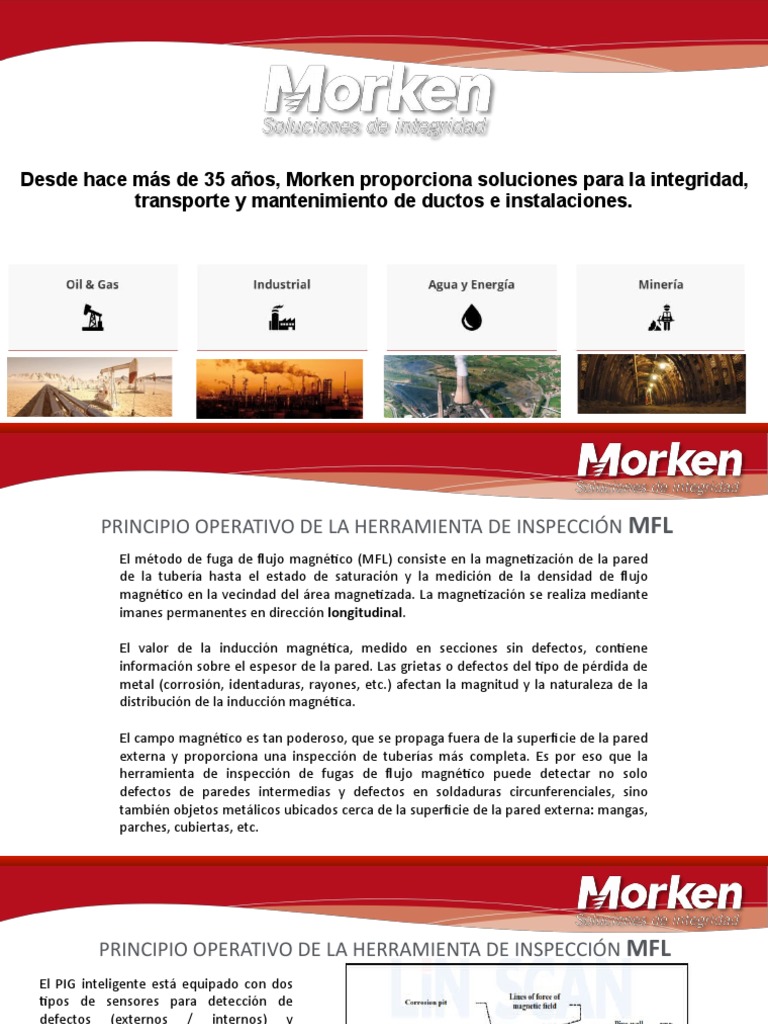 Inspección de Ductos: MFL y UT Explicados | PDF | Ultrasonido | Campo ...