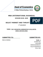 Mba (International Business) : SESSION 2018 - 2020
