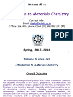 Intro Materials Chem Course