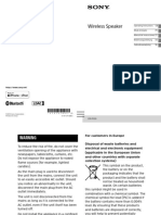 Sony GTK-PG10 PDF