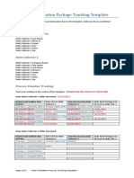 Debt Validation Process Tracking Template