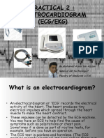 Practical 2: Electrocardiogram (Ecg/Ekg) : by - Mohamad Azmir Bin Azizan Medical Lab Technologist Faculty of Medicine Uitm