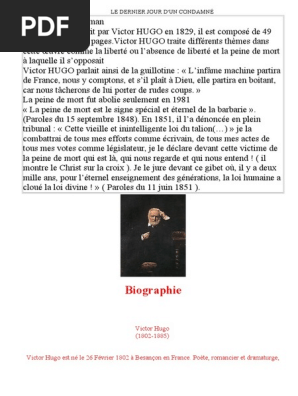 Poeme Liberte Victor Hugo