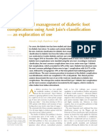 Evaluation and management of diabetic foot complications using Amit Jain’s classification — an exploration of use 