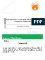 Synthesis of Fenarimol From 2-Butene: An Organic Synthesis Project